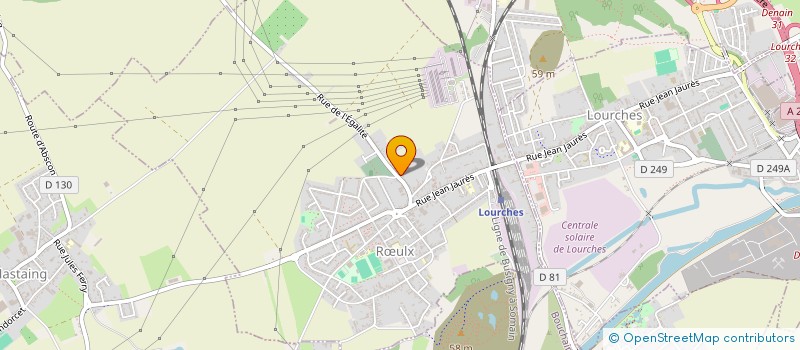 localisation de l'entreprise MS-ELEC à RŒULX