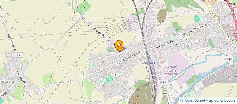 localisation de l'entreprise MS-ELEC TERRASSEMENT à RŒULX