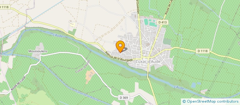 localisation de l'entreprise MS ELECTRICITE à CUXAC-D'AUDE