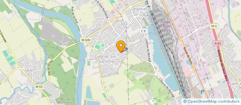 localisation de l'entreprise MS ENERGIE 31  GAGNAC-SUR-GARONNE