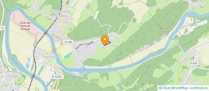localisation de l'entreprise MS ENERGIES à MONTFERRAND-LE-CHATEAU