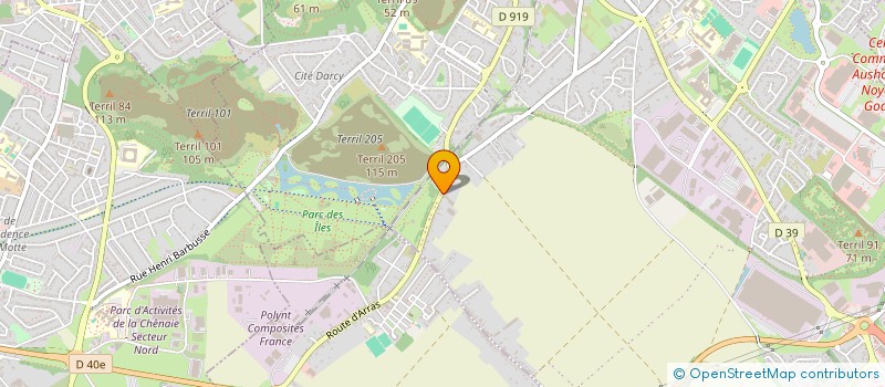 localisation de l'entreprise MS-ENR  HENIN-BEAUMONT