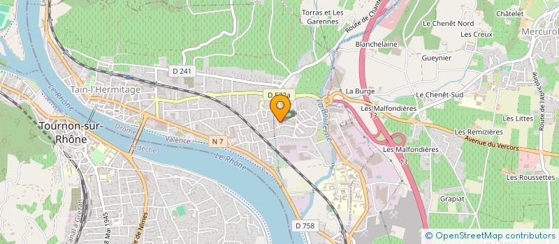 localisation de l'entreprise MS ENTREPRISE à TAIN-L'HERMITAGE