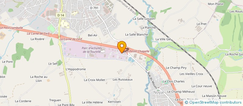 localisation de l'entreprise MS EQUIPEMENT à LAMBALLE-ARMOR