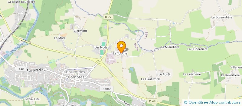 localisation de l'entreprise MS EVENEMENTS à BOURG-DES-COMPTES