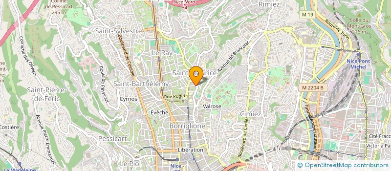localisation de l'entreprise MS EVENTS à NICE