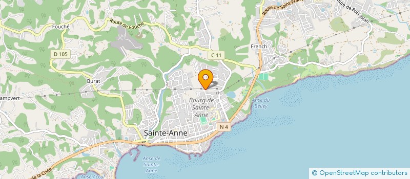 localisation de l'entreprise MS EVOLUTION à SAINTE-ANNE