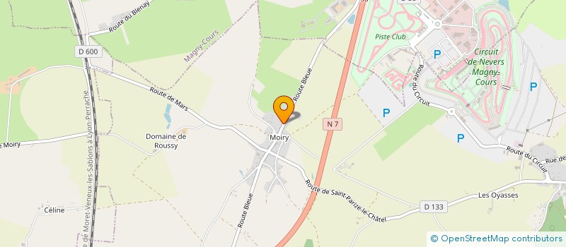 localisation de l'entreprise MS EVOLUTION à SAINT-PARIZE-LE-CHATEL