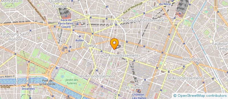 localisation de l'entreprise MS EXPRESS à PARIS