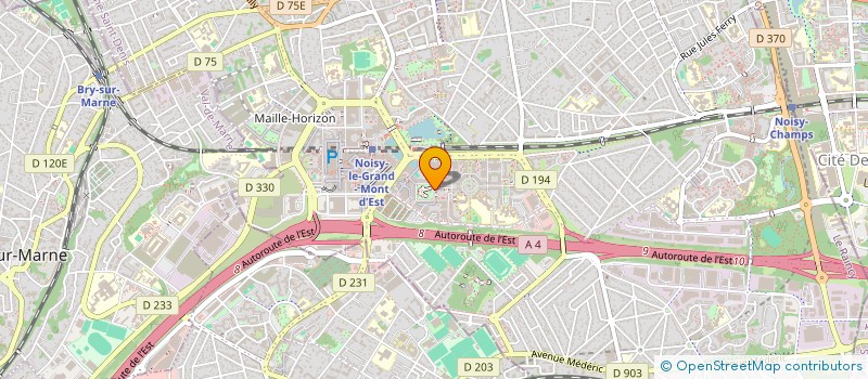 localisation de l'entreprise MS-EXPRESS à NOISY-LE-GRAND
