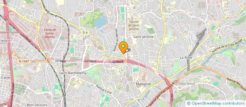 localisation de l'entreprise MS FERMETURES à MARSEILLE