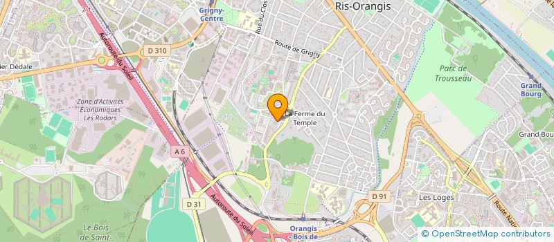 localisation de l'entreprise MS.FIBRE à RIS-ORANGIS