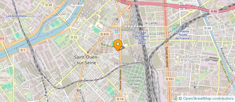 localisation de l'entreprise MS FIBRE à SAINT-OUEN-SUR-SEINE