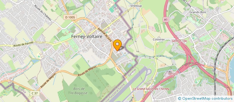 localisation de l'entreprise MS FINANCES à FERNEY-VOLTAIRE