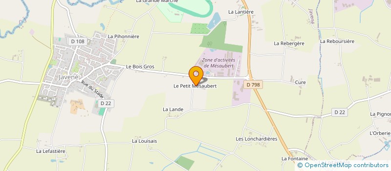 localisation de l'entreprise MS FINITION  JAVENE