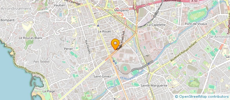 localisation de l'entreprise MS FINVEST  MARSEILLE