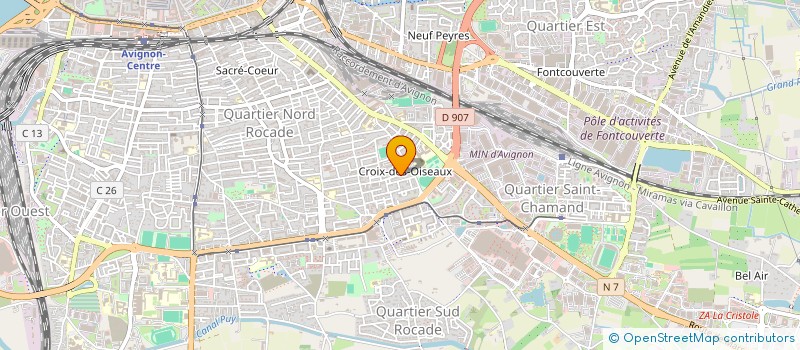 localisation de l'entreprise MS FITNESS à AVIGNON