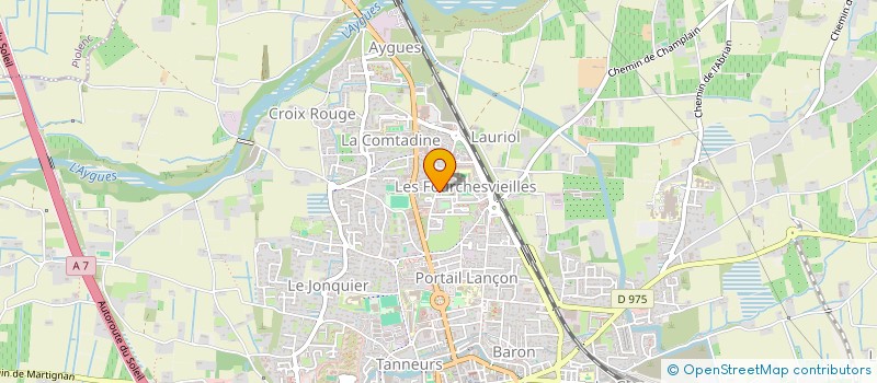 localisation de l'entreprise MS FLEURS à ORANGE