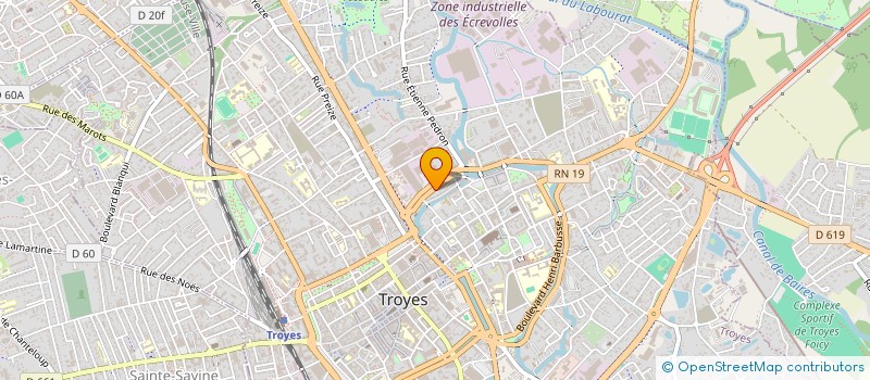 localisation de l'entreprise MS FOOD à TROYES