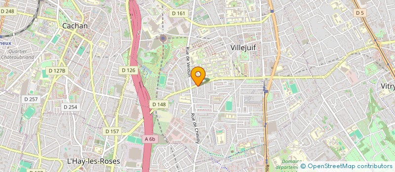 localisation de l'entreprise MS FOOD à VILLEJUIF