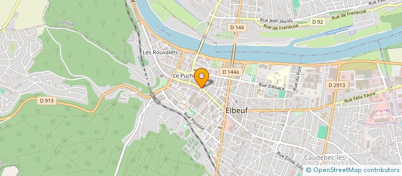 localisation de l'entreprise MS FOOD à ELBEUF