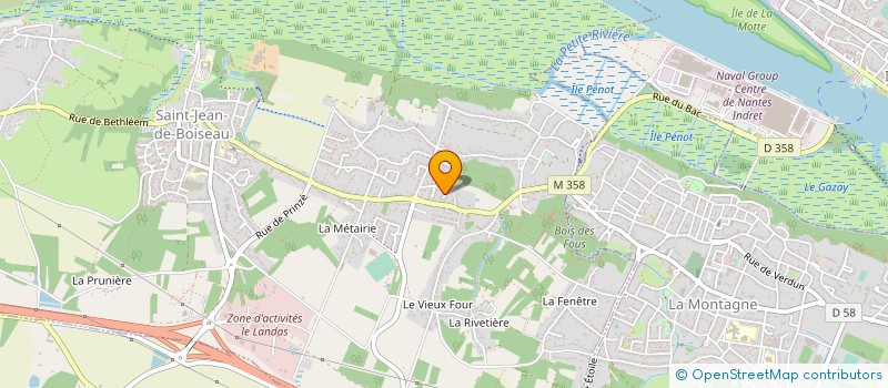 localisation de l'entreprise MS FORMACONSEIL à SAINT-JEAN-DE-BOISEAU