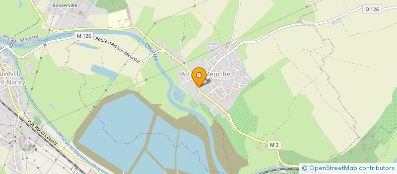 localisation de l'entreprise MS FORMATION  ART-SUR-MEURTHE