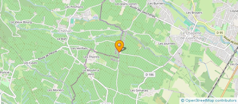 localisation de l'entreprise MS FOURNITURES INDUSTRIELLES à ROMANECHE-THORINS