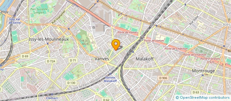 localisation de l'entreprise MS FRANCOIS 1ER  VANVES