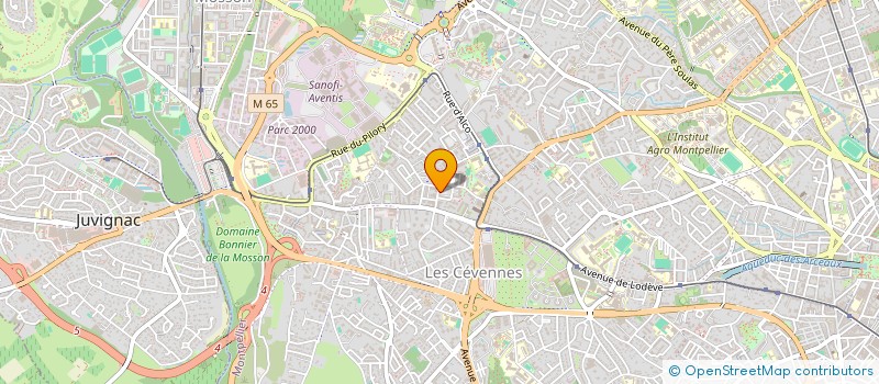 localisation de l'entreprise MS FRITES à MONTPELLIER
