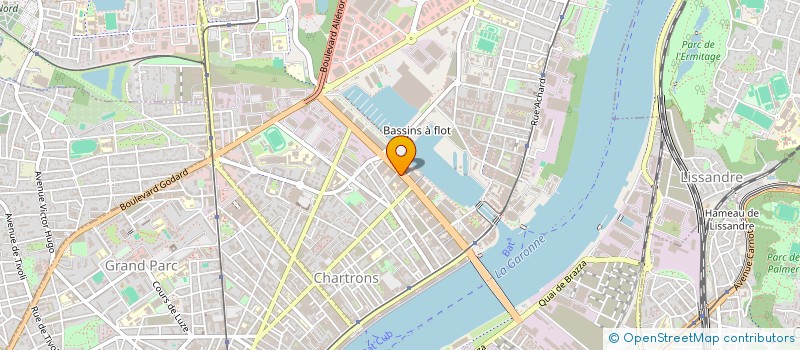 localisation de l'entreprise MS GESTION à BORDEAUX