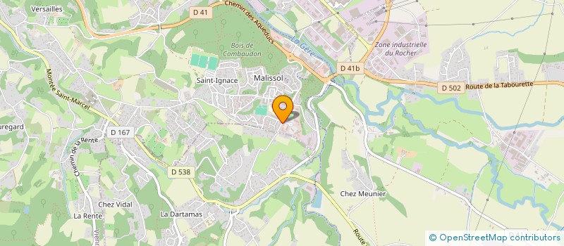 localisation de l'entreprise MS-GESTION  VIENNE