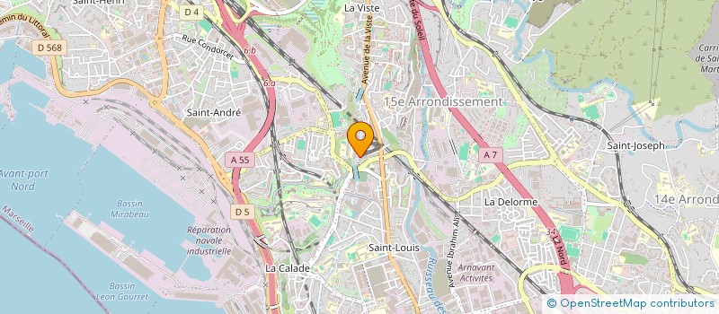 localisation de l'entreprise MS GLOBAL à MARSEILLE