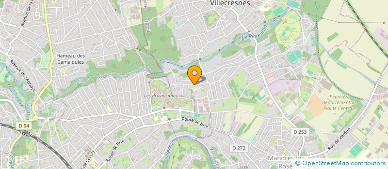 localisation de l'entreprise MS GRIMAUD  VILLECRESNES