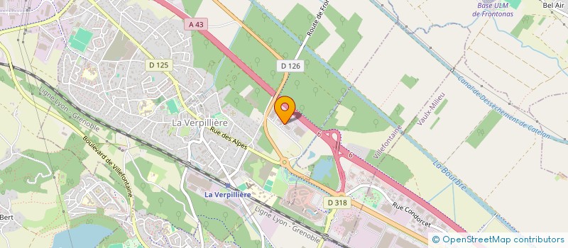 localisation de l'entreprise MS GROUP  LA VERPILLIERE