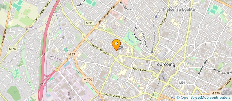 localisation de l'entreprise MS HABITAT 2  TOURCOING