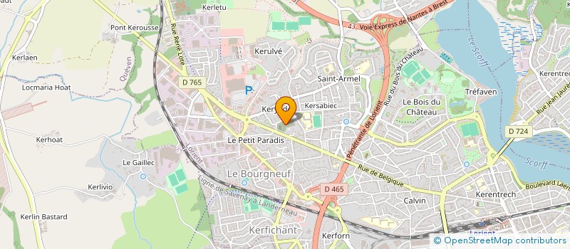 localisation de l'entreprise MS HOLDING  MOELAN-SUR-MER