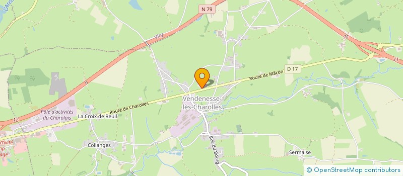 localisation de l'entreprise MS HOLDING à VENDENESSE-LES-CHAROLLES