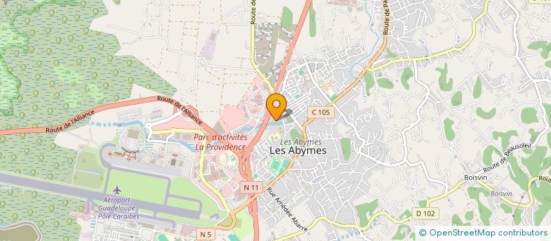 localisation de l'entreprise MS HOUSE à LES ABYMES