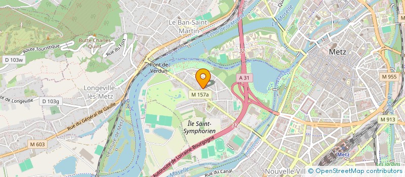 localisation de l'entreprise MS IMMO 1  LONGEVILLE-LES-METZ