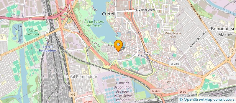 localisation de l'entreprise MS IMMO à CRETEIL