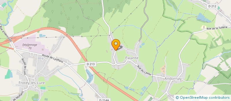 localisation de l'entreprise MS IMMO  PALANTE