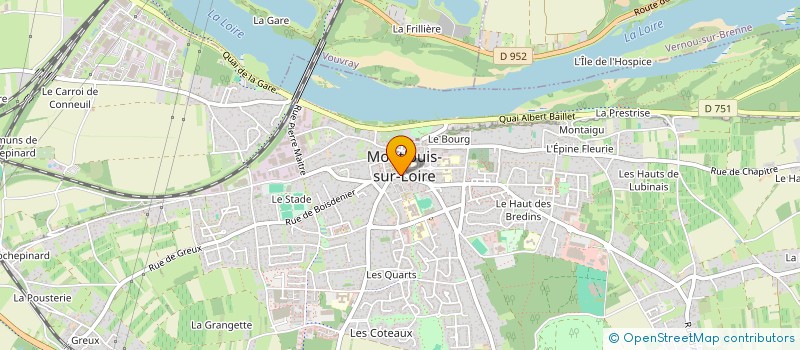 localisation de l'entreprise MS IMMO à MONTLOUIS-SUR-LOIRE