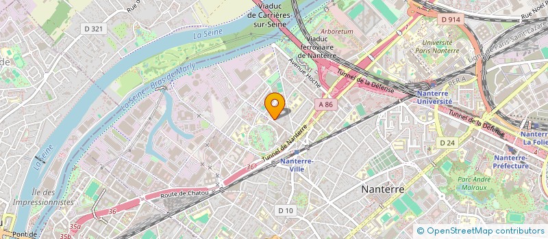 localisation de l'entreprise MS IMMO  NANTERRE