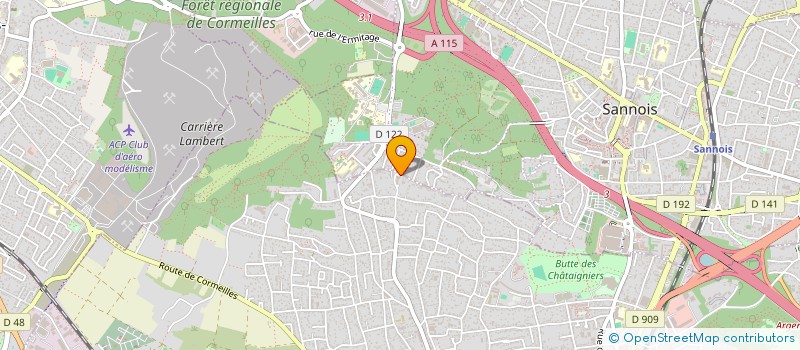 localisation de l'entreprise MS-IMMO  ARGENTEUIL