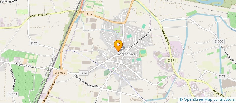 localisation de l'entreprise MS IMMO  ROGNONAS