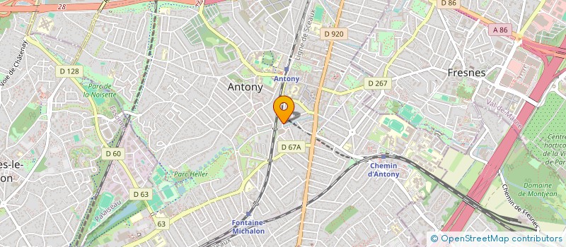 localisation de l'entreprise MS IMMO à ANTONY