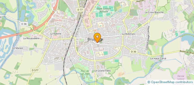 localisation de l'entreprise MS IMMO  BRUZ