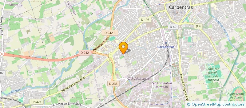 localisation de l'entreprise MS IMMO  CARPENTRAS