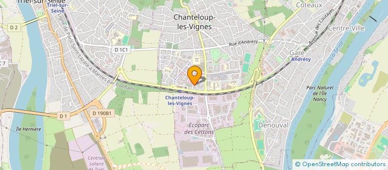 localisation de l'entreprise MS IMMO  CHANTELOUP-LES-VIGNES